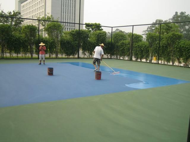 <a href=http://www.taijiali.cn target=_blank class=infotextkey>丙烯酸</a>球場(chǎng)面層施工