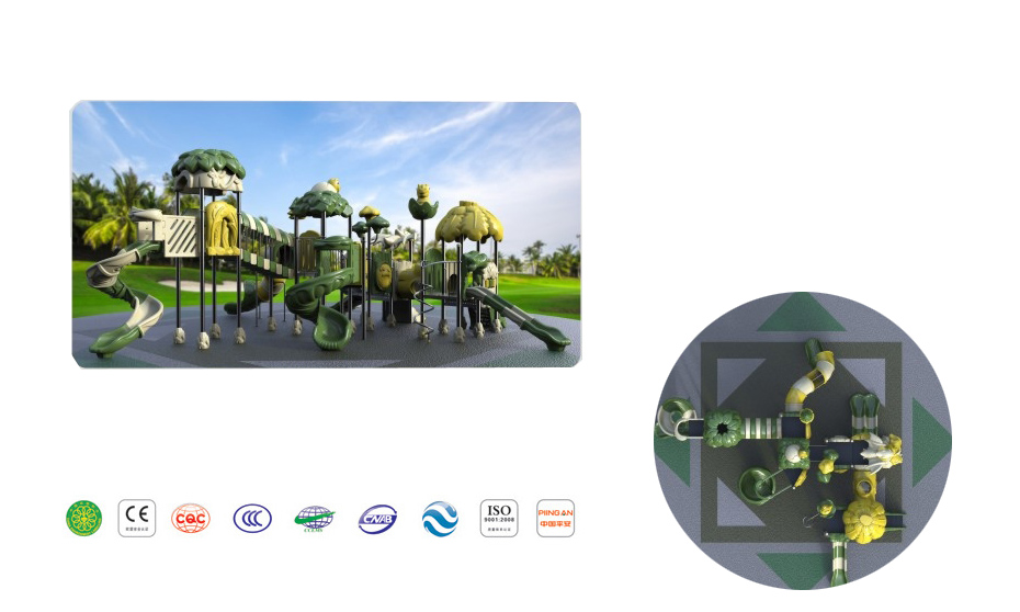 兒童滑梯森林樹(shù)屋YH-4J05A.