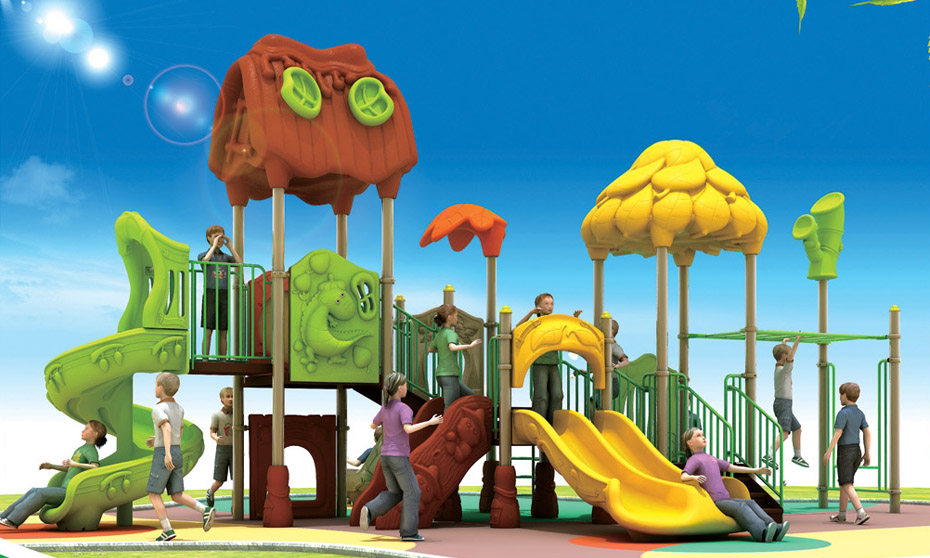 兒童滑梯森林樹(shù)屋YH-4H07A