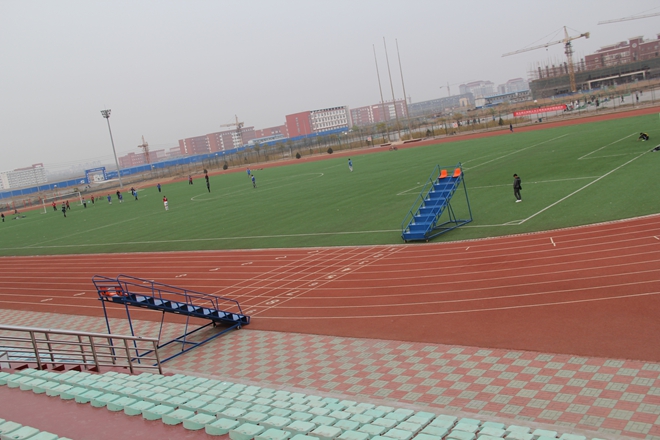 北京交通大學(xué)黃驊分校4*4<a href=http://www.taijiali.cn target=_blank class=infotextkey>塑膠跑道</a>工程實(shí)例