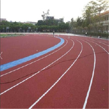 厚冠8mm預制型塑膠跑道 復合型塑膠跑道 浙江遂昌塑膠跑道定制