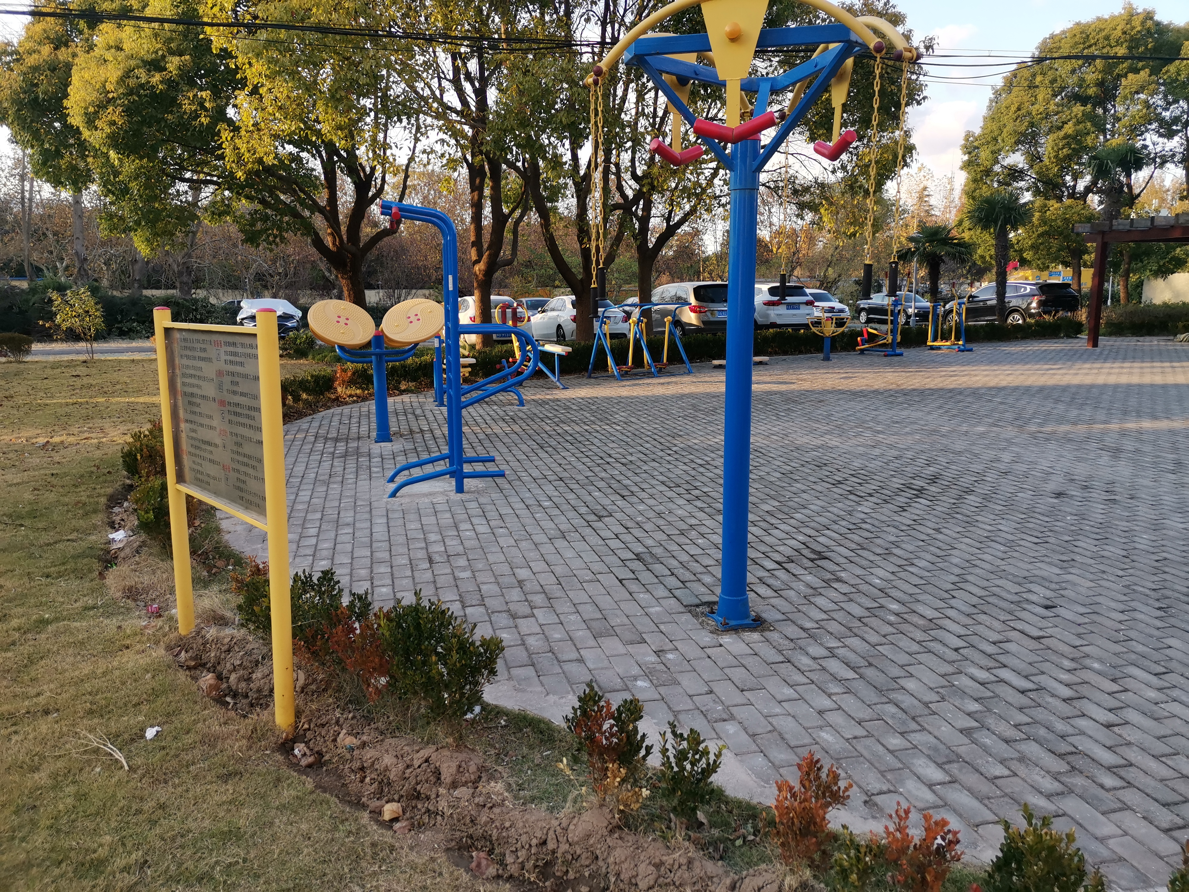 棕桐居委健身苑點