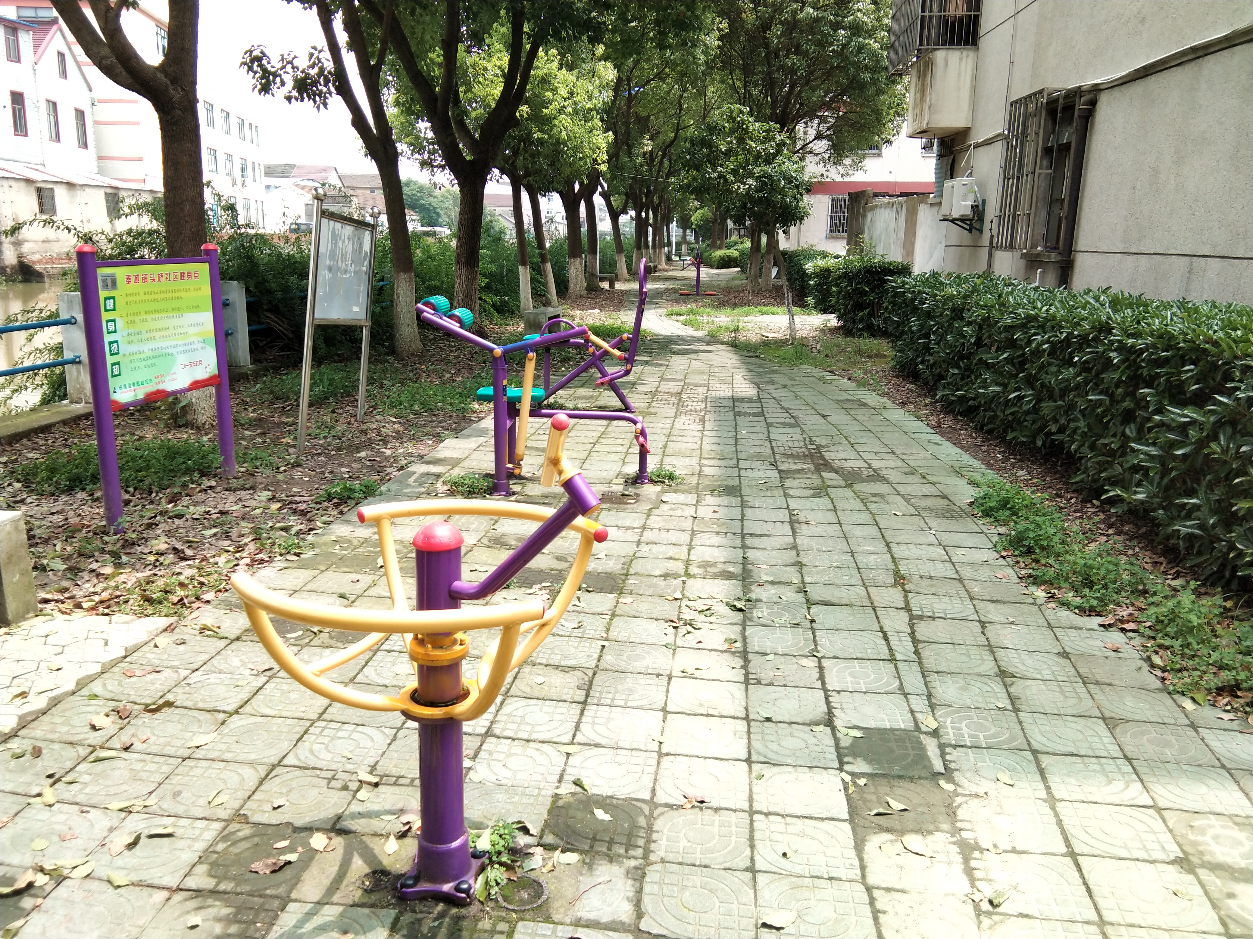 奉城鎮(zhèn)頭橋大宅新村市民益智健身苑點