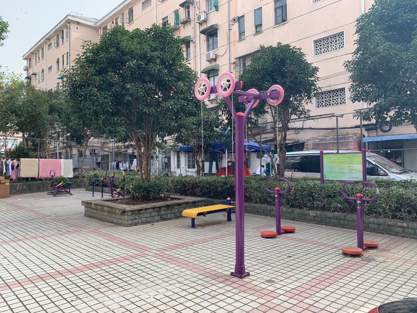 濰坊一村居委健身點1