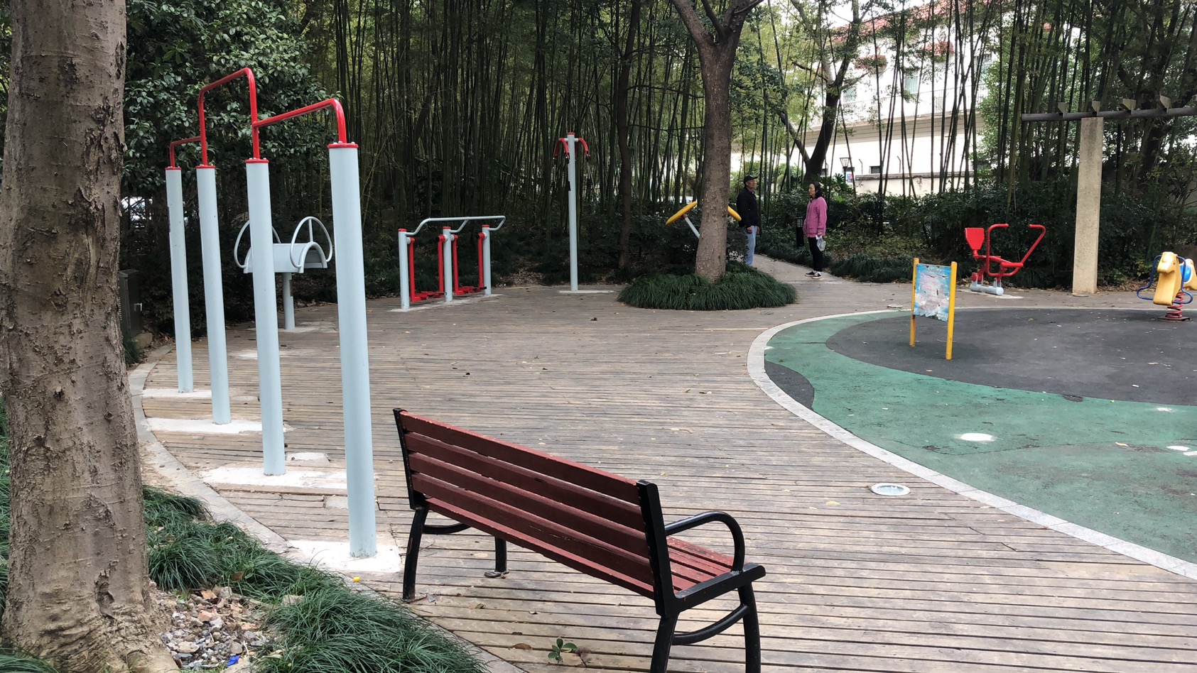 香溢居委健身點(diǎn)