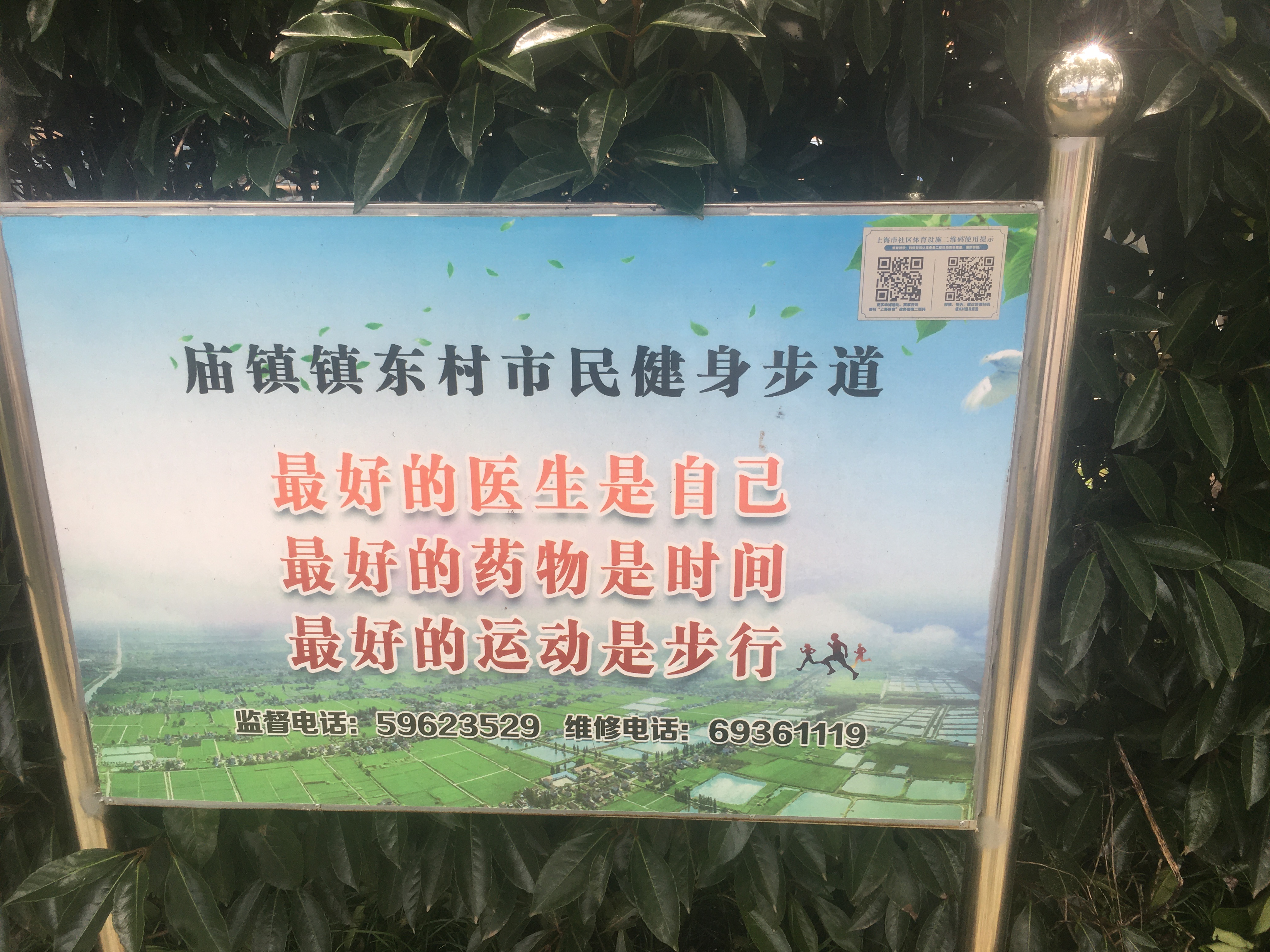 鎮(zhèn)東村健身廊道