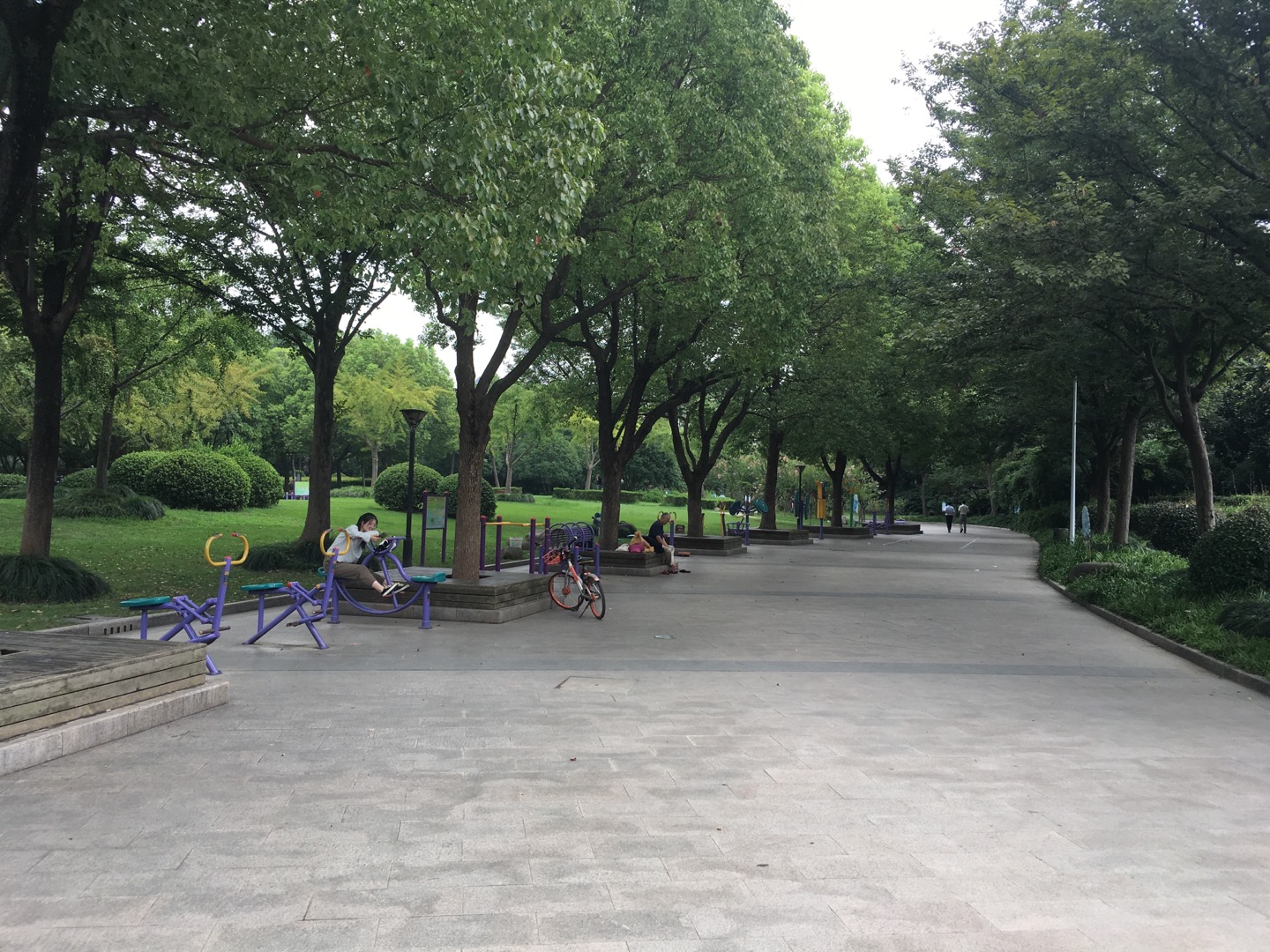 虹橋鎮(zhèn)休閑綠地健身苑