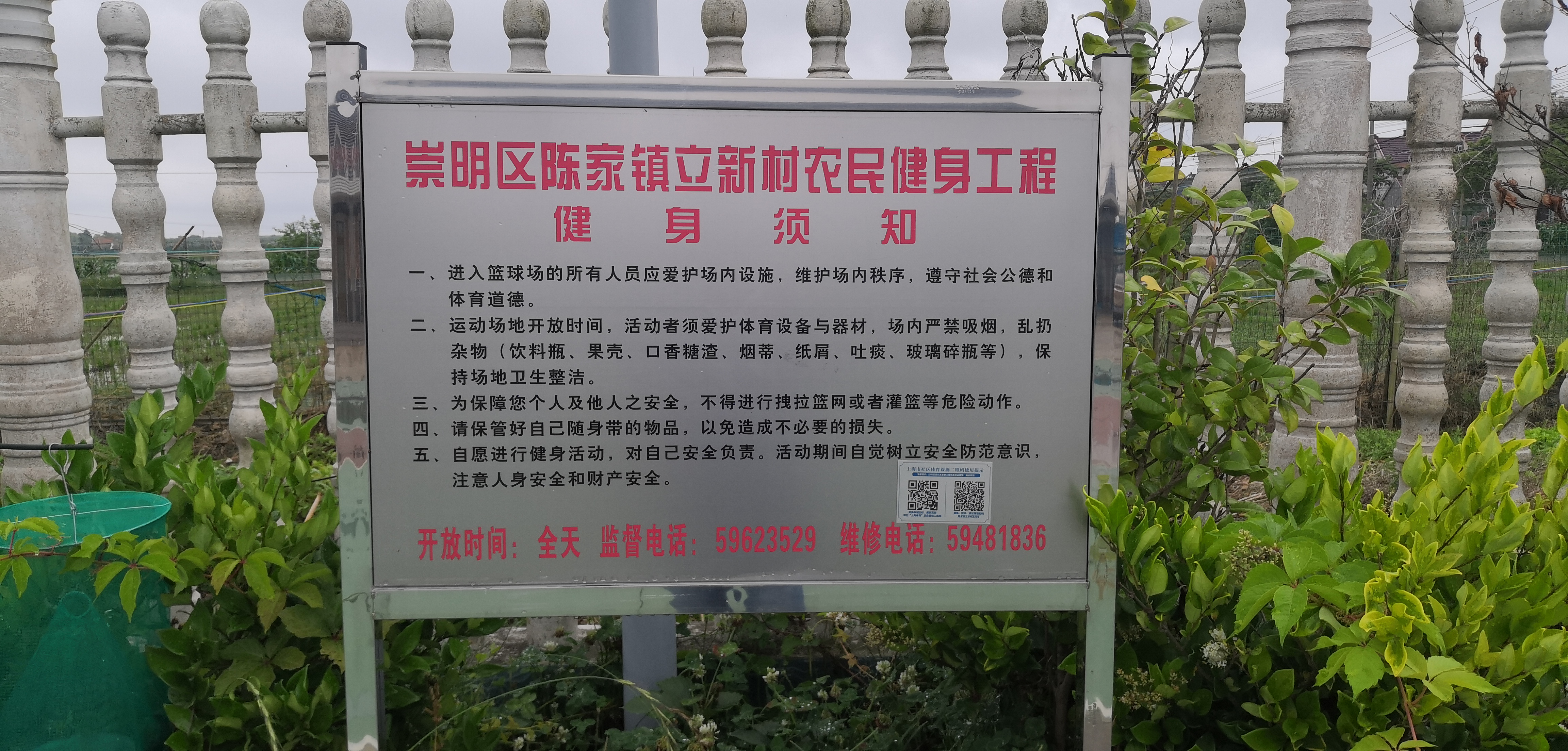 陳家鎮(zhèn)立新村籃球場