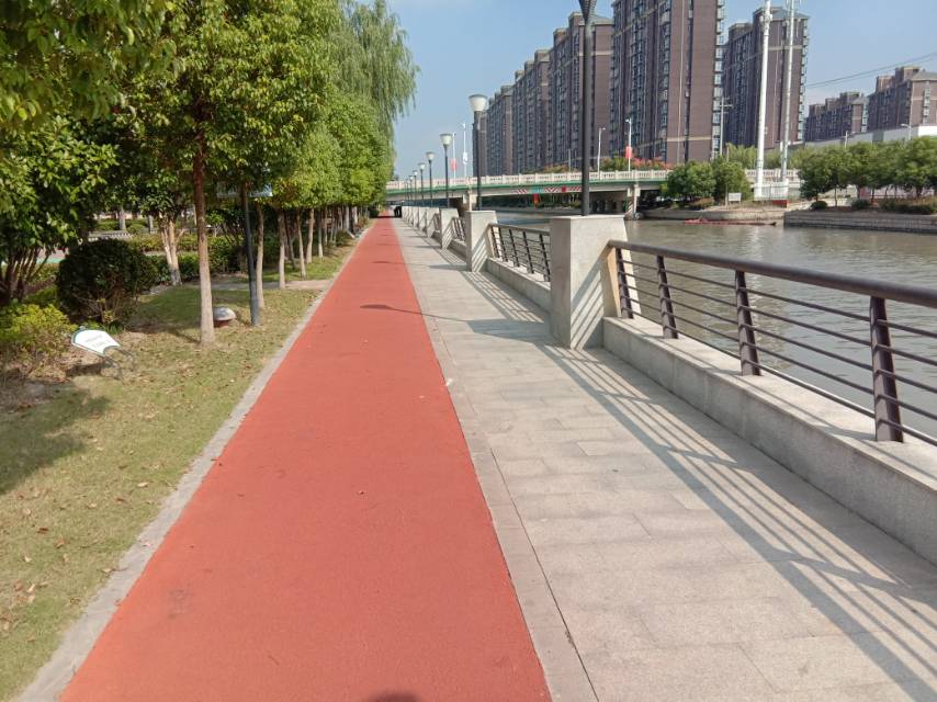 洞涇鎮(zhèn)濱湖休閑綠地健身步道（二）