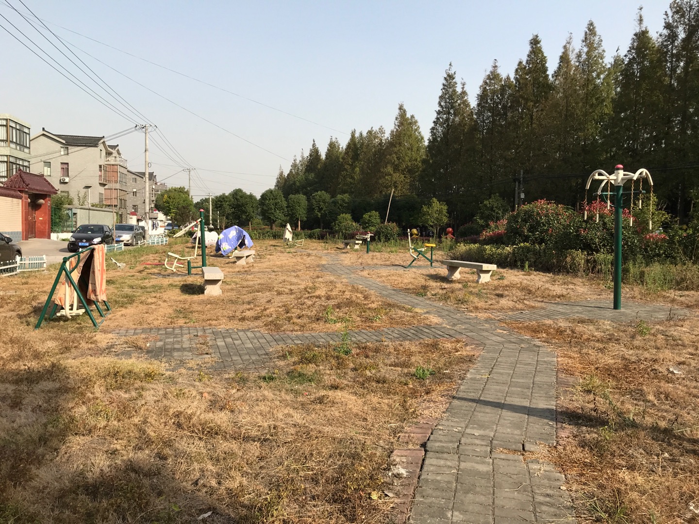 嵩山村顧介臺美麗鄉(xiāng)村健身點