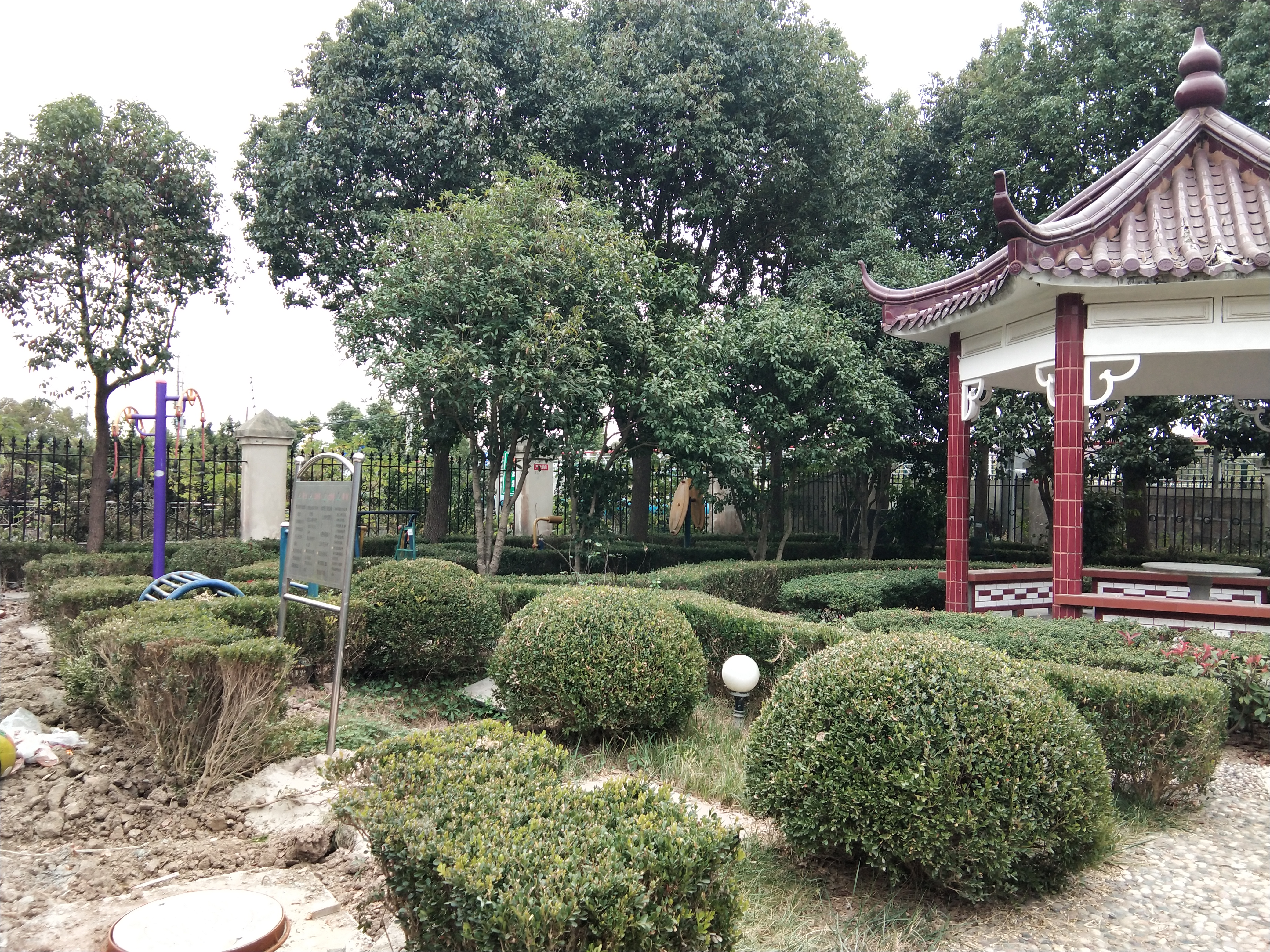 坦直敬老院健身苑點(diǎn)