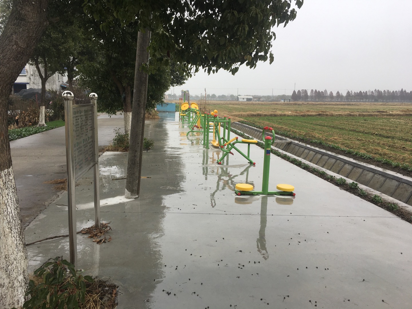田黃村楊家浜隊健身點