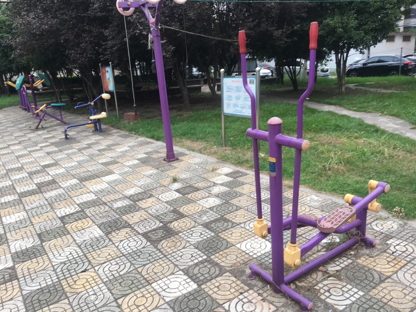 盛橋四村小花園健身點(diǎn)