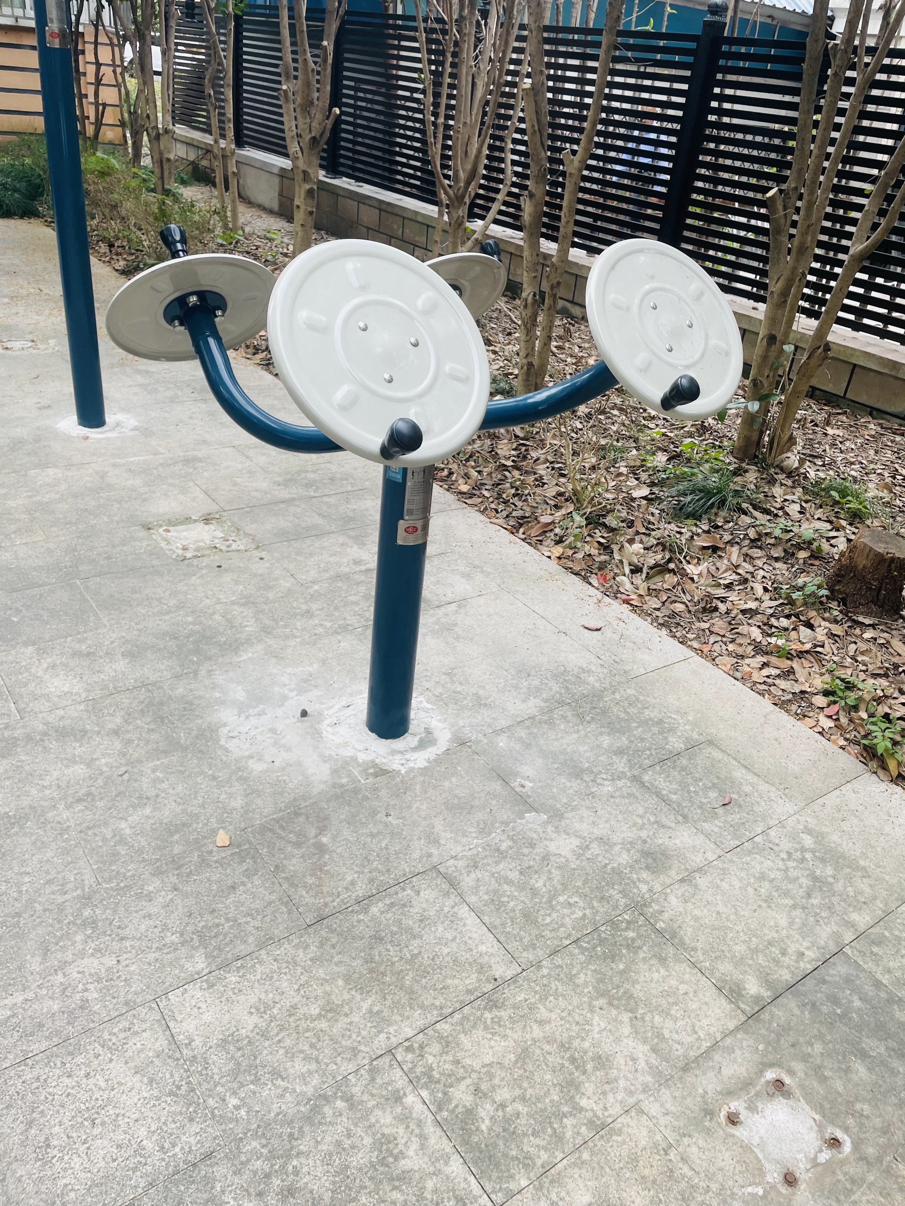 二位太極揉腿輪