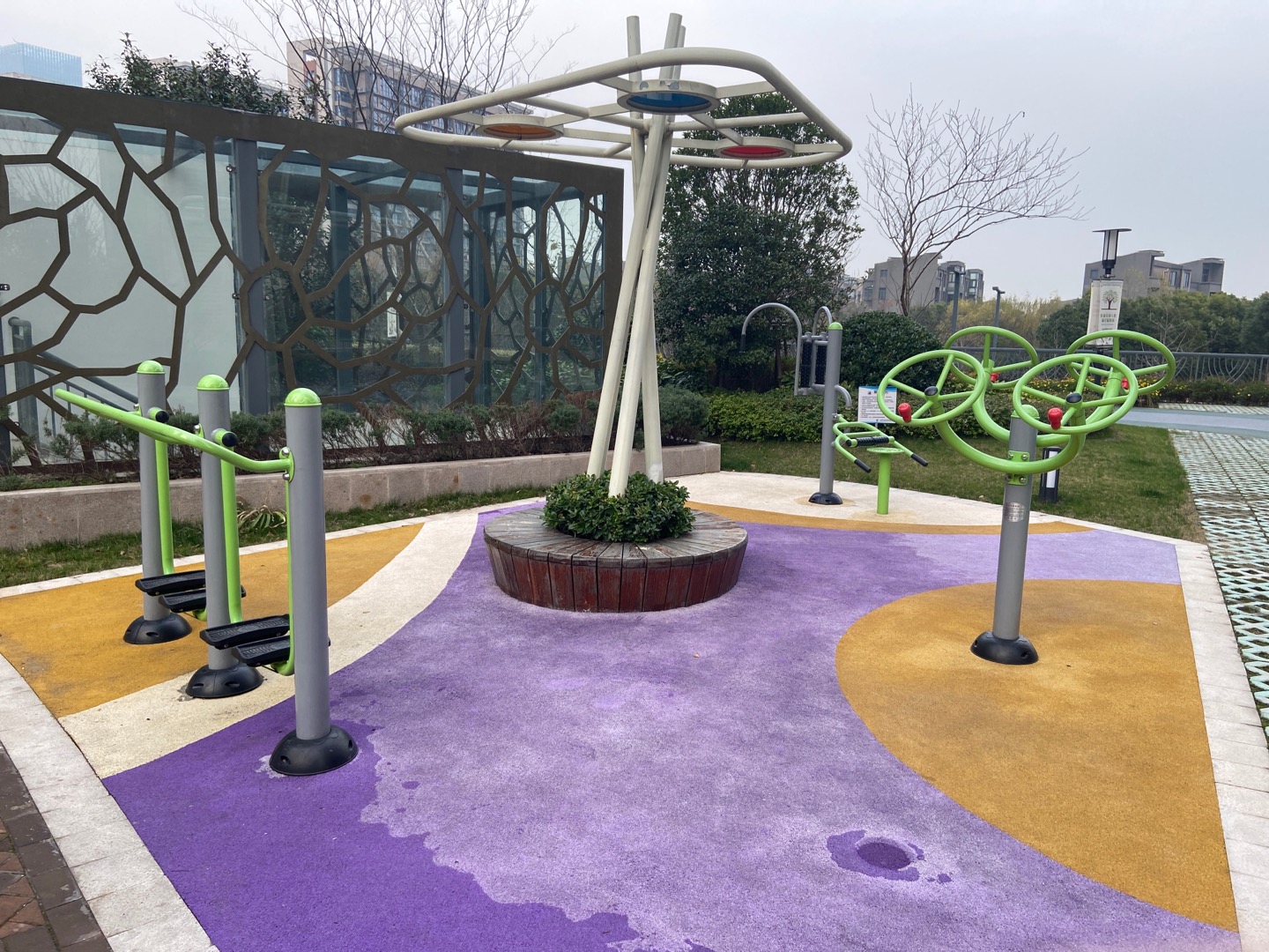 風(fēng)景里小區(qū)市民健身點