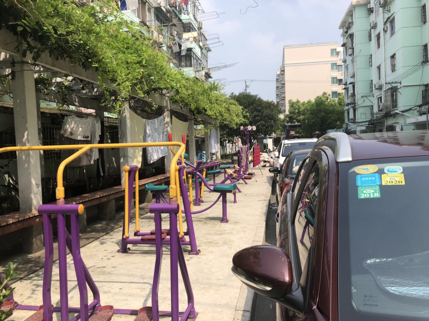 逸仙二村一居委健身苑點一