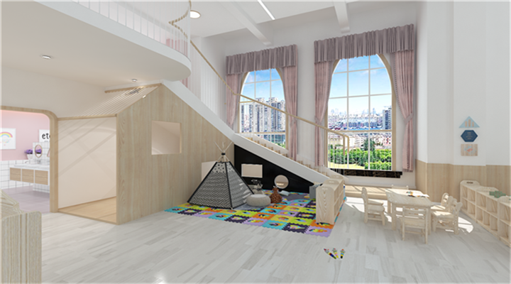 南方幼兒園室內整體設計：現(xiàn)代幼兒園教室