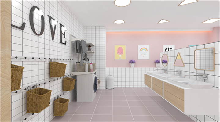 南方幼兒園室內整體設計：現(xiàn)代幼兒園教室