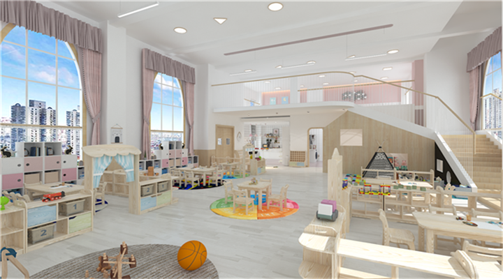 南方幼兒園室內整體設計：現(xiàn)代幼兒園教室