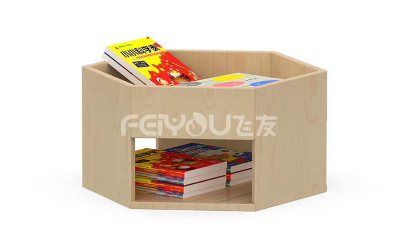 幼兒園實(shí)木家具寶寶學(xué)習(xí)多功能組合柜全屋定制六角書(shū)架.jpg