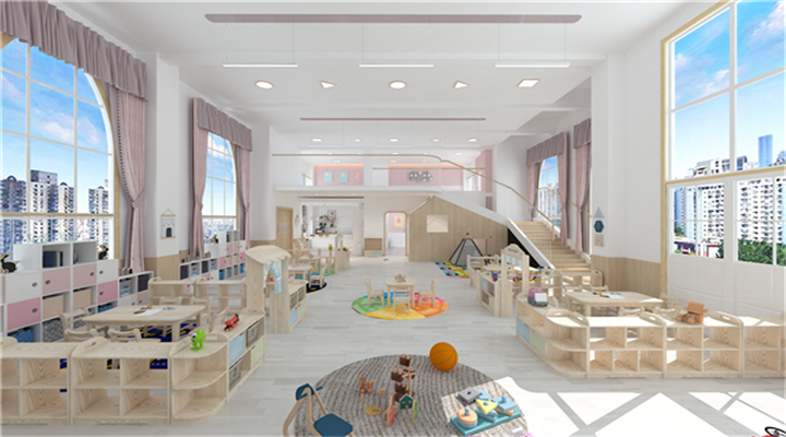 南方幼兒園室內整體設計：現(xiàn)代幼兒園教室