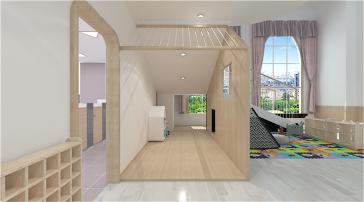 南方幼兒園室內整體設計：現(xiàn)代幼兒園教室