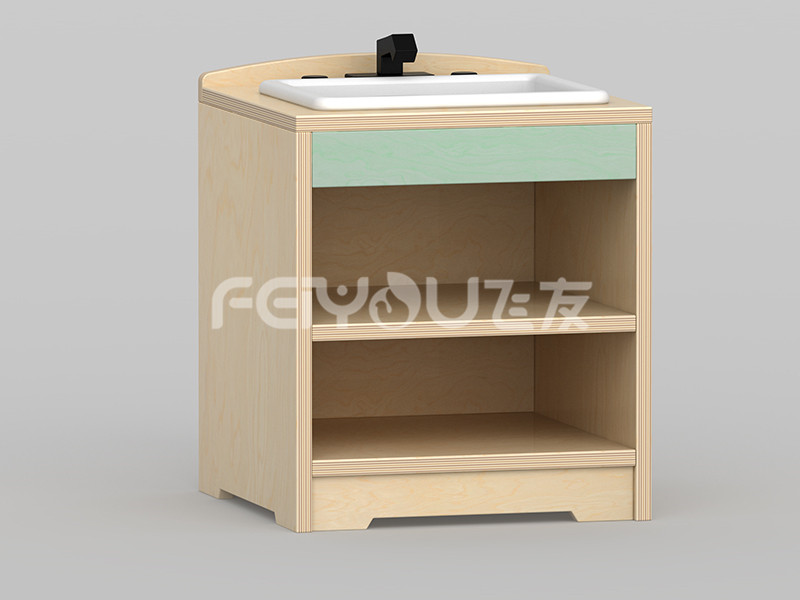 兒童樺木造型洗手臺-018