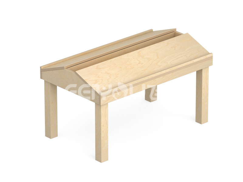 閱讀桌兒童實(shí)木書架學(xué)習(xí)書架-014