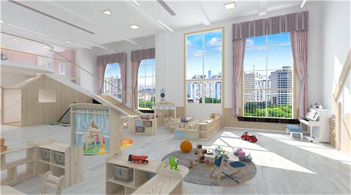 南方幼兒園室內整體設計：現(xiàn)代幼兒園教室