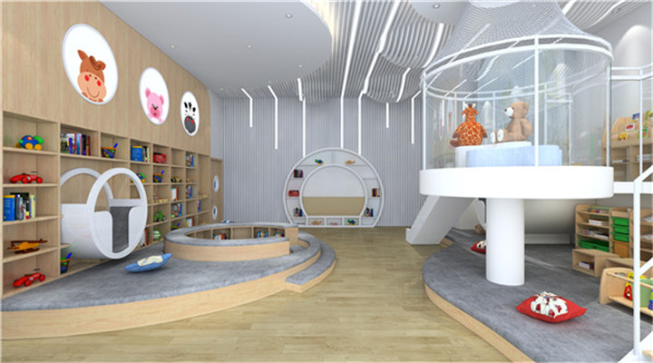 南方幼兒園室內(nèi)整體設(shè)計：閱讀室