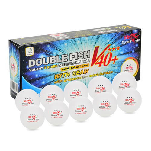 雙魚展翅V40+三星乒乓球(10個(gè)裝)