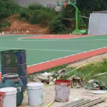 奧康丙烯酸面漆廠家北京昌平區(qū)塑膠籃球場地面鋪裝