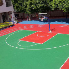利達(dá)供應(yīng)羽毛球場地板、羽毛球場地板、羽毛球場地板廠家 羽毛球丙烯酸地板材料、籃球場丙烯酸材料運(yùn)動場所、水性材料施工師傅、