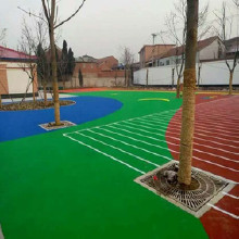 PU球場跑道，硅pu羽毛球場